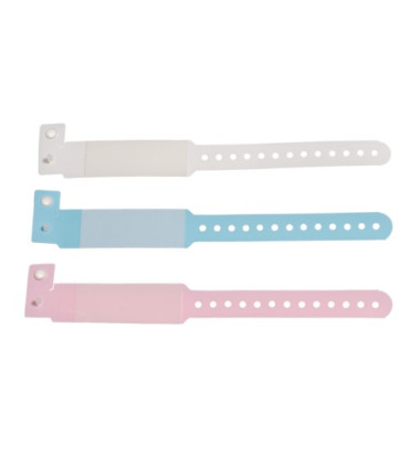 BRACELET D'IDENTIFICATION(BLEU; ROSE; BLANC)